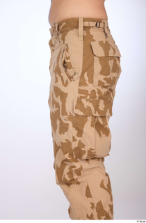 Danas camouflage cargo trousers dressed thigh 0003.jpg